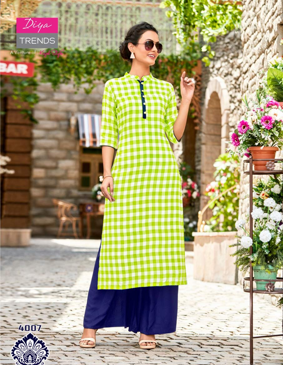 Gardencity Vol-4 Diya Trends Straight Mall Concept Kurti Gardencity Vol-4 Diya Trends Straight Mall Concept Kurti